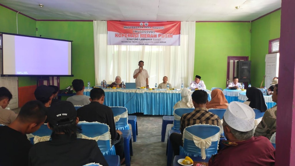 Pembentukan koperasi merah Putih Kampung Mekar Ayu Tahun 2025