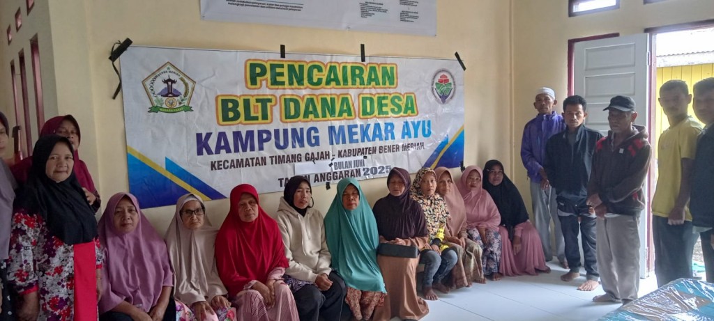 Penyaluran BLT kampung Mekar Ayu Tahun 2025